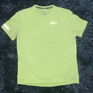Neon Nike Runnin Dri-Fit Shirt
